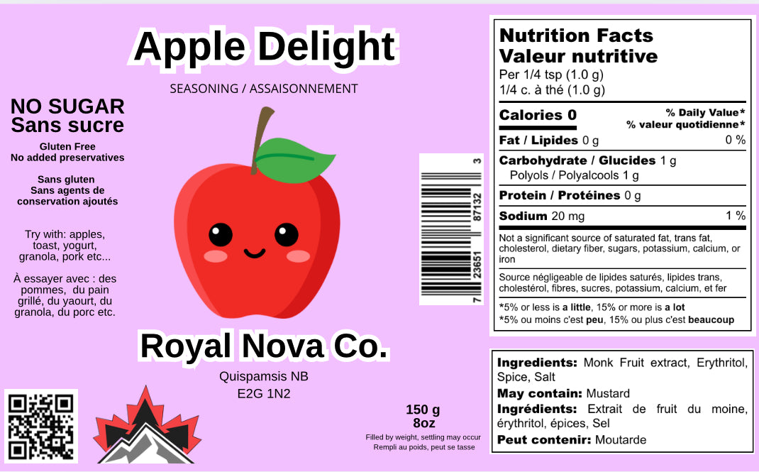 NEW** Sugar Free Apple Pie Seasoning