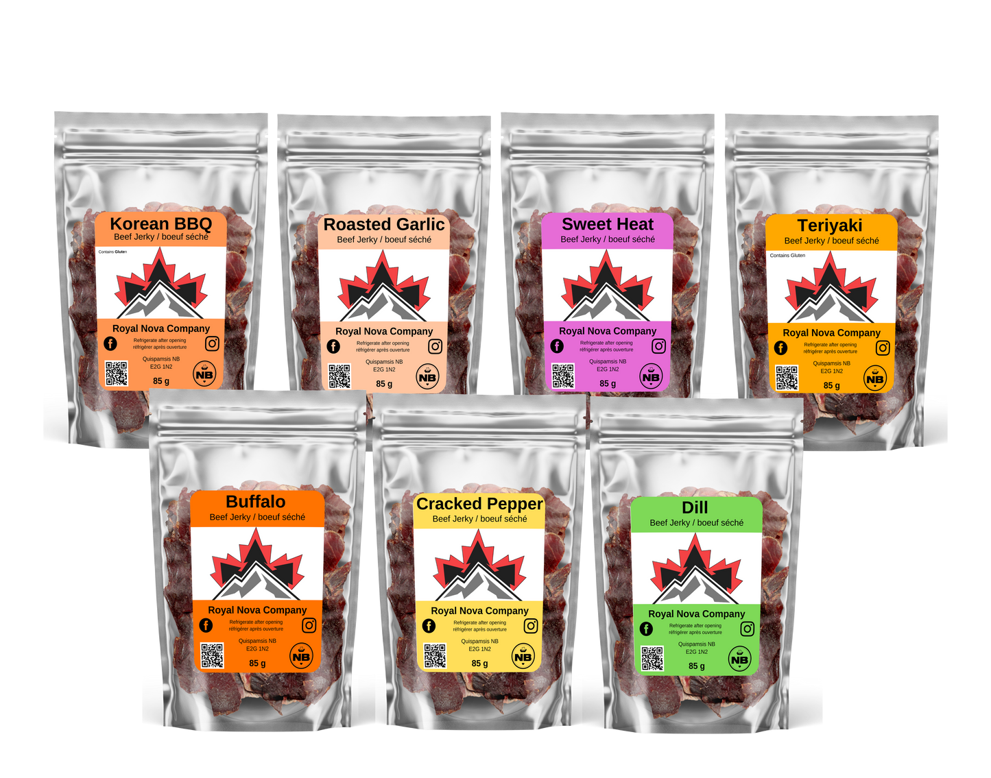 🥩 Beef Jerky Variety Pack – Seven Bold Flavors, One Delicious Collection