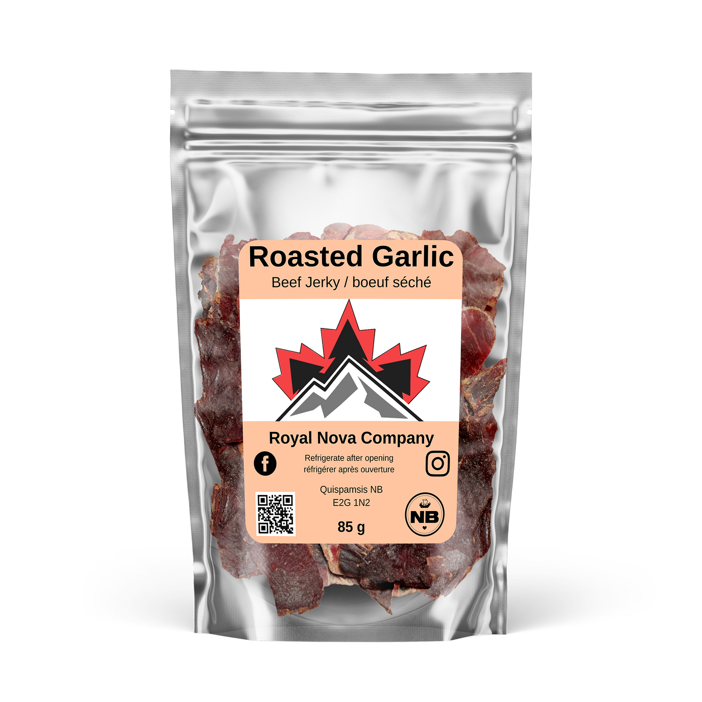 Roasted Garlic Beef Jerky