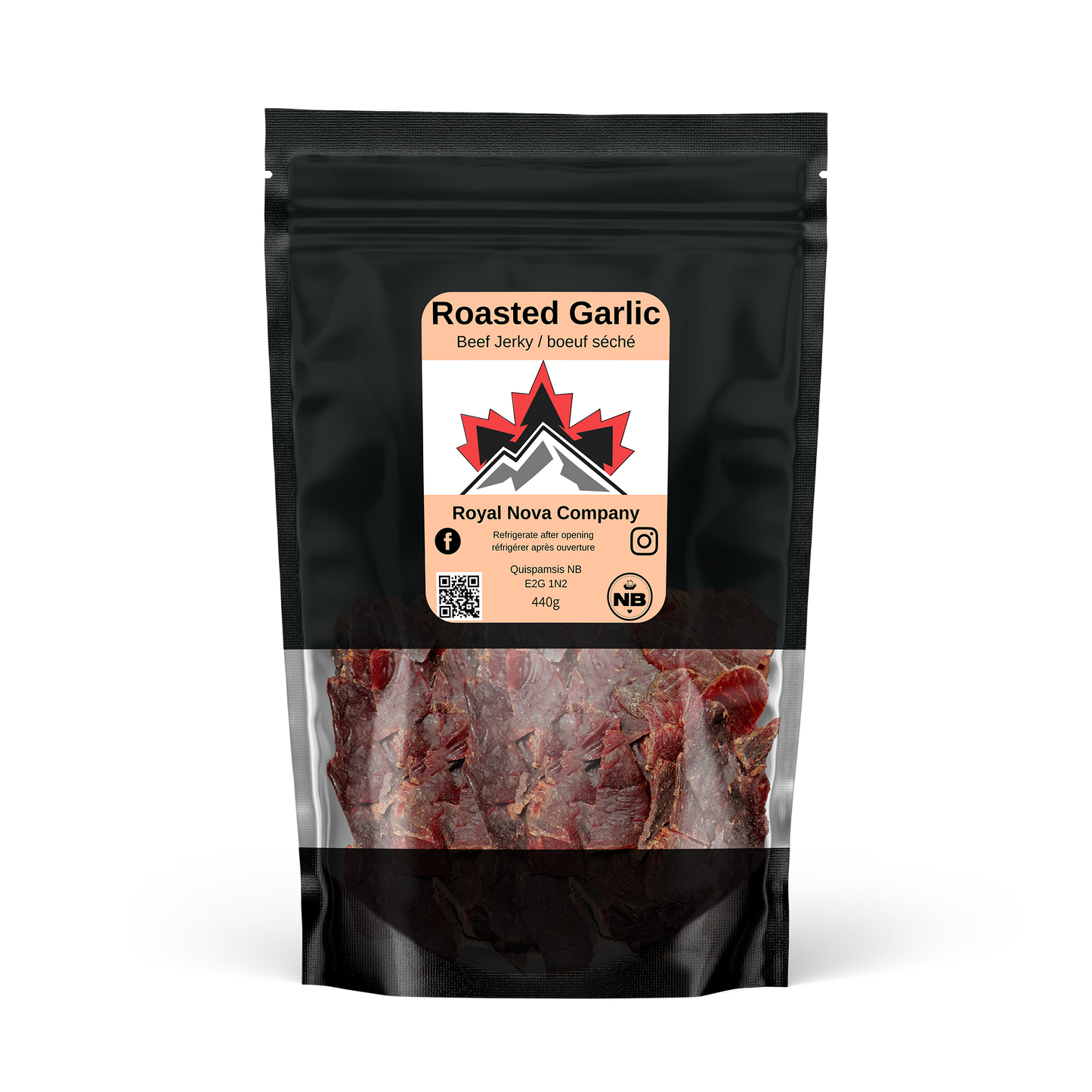 Roasted Garlic Beef Jerky