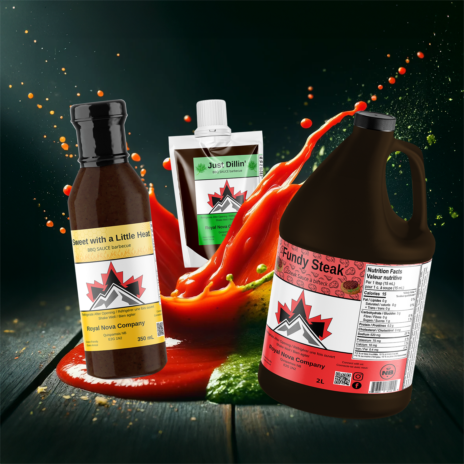 Sauces- Four Flavors, One Delicious Collection