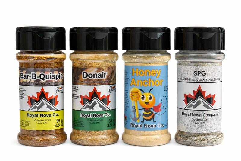 4 sample pack - BBQ, Donair, Honey Anchor, SPG