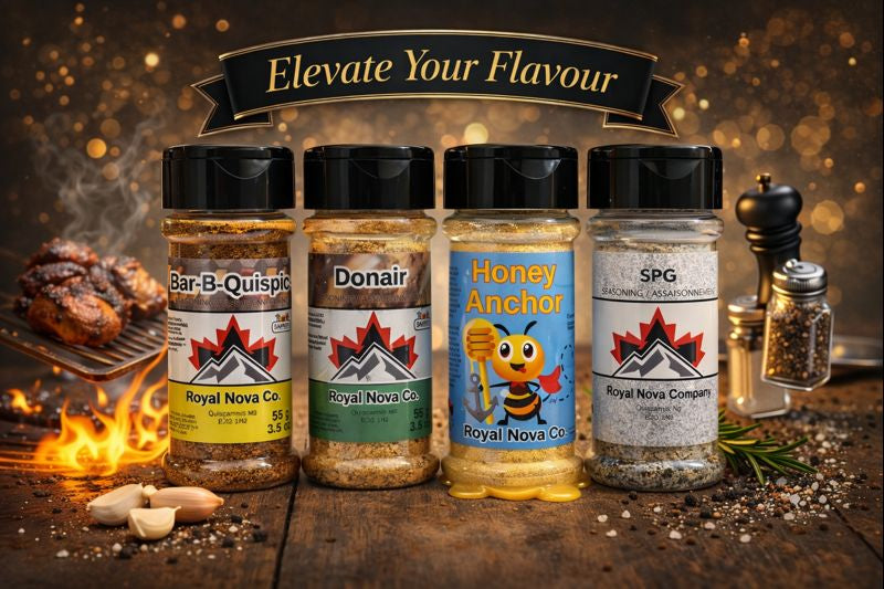 4 sample pack - BBQ, Donair, Honey Anchor, SPG